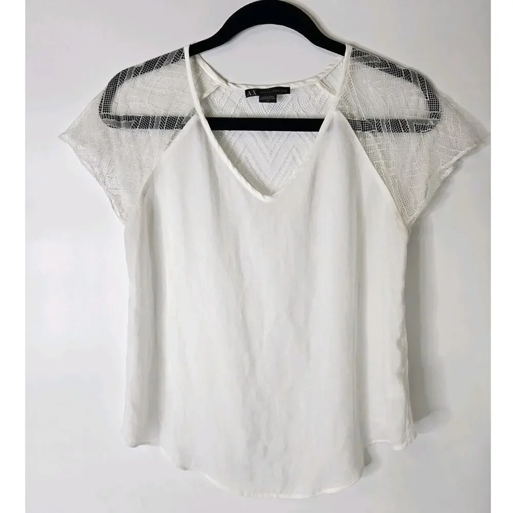 armani exchange white lace dress Milana Lace Dress